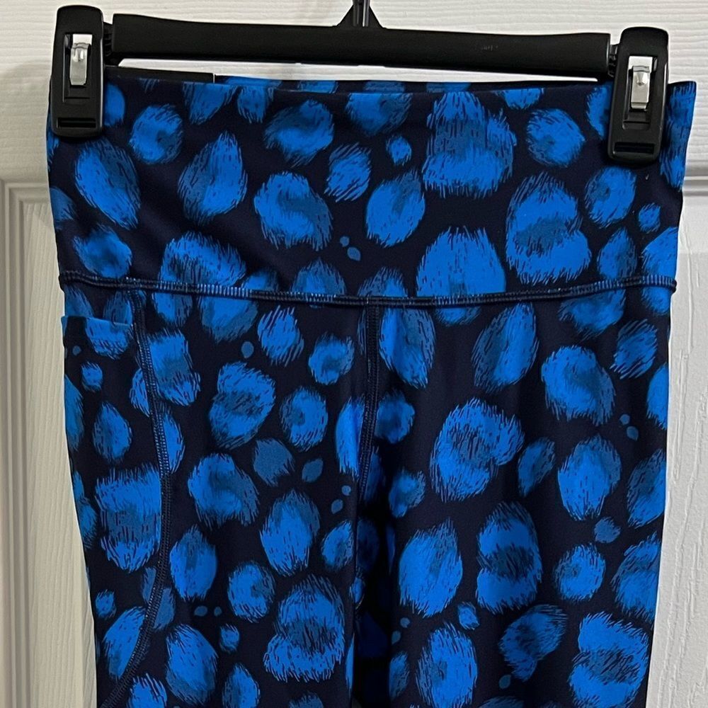 Under Armour Blue Compression Tights Size Small - Picture 3 of 5